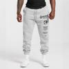 Men's American Style Shark Fitness Joggers - Outdoor Sports, Casual, Cotton, Loose Fit, Plus Size