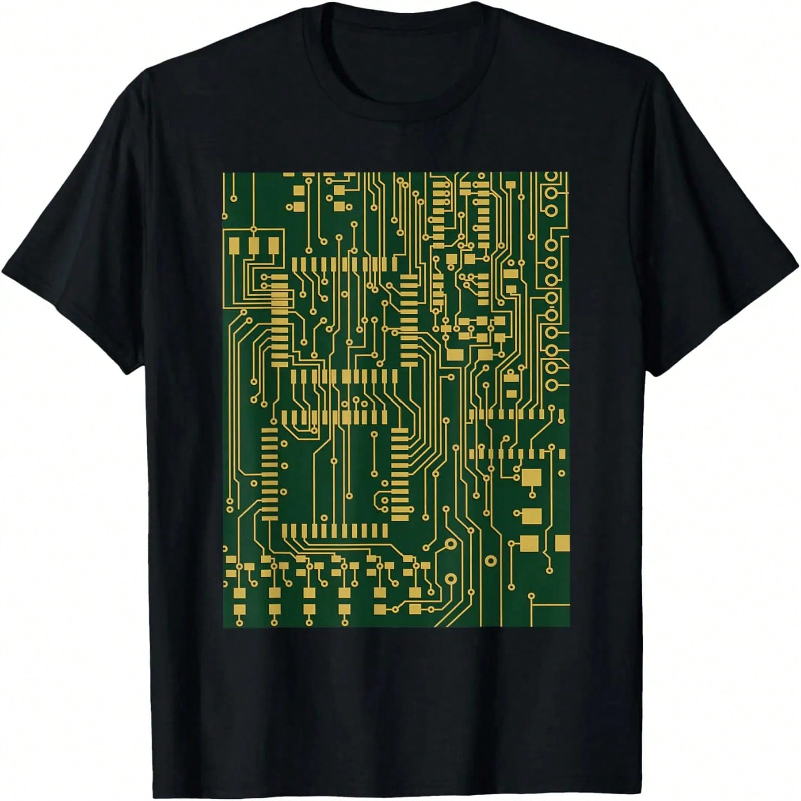 unisex Funny Neon Computer Gaming Keyboard T-Shirt For Guys S