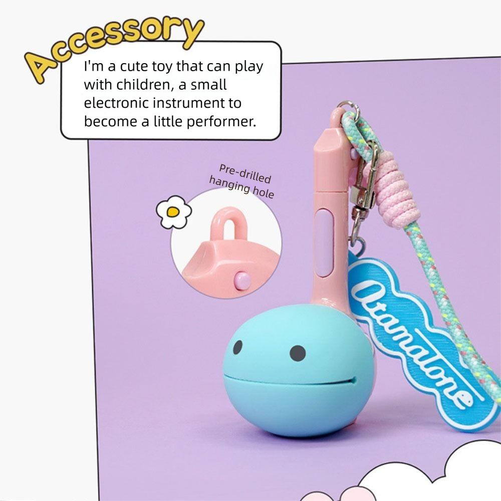 10 Songs Portable Music Synthesizer with Hanging Hole Electric Sound Tadpole Parties