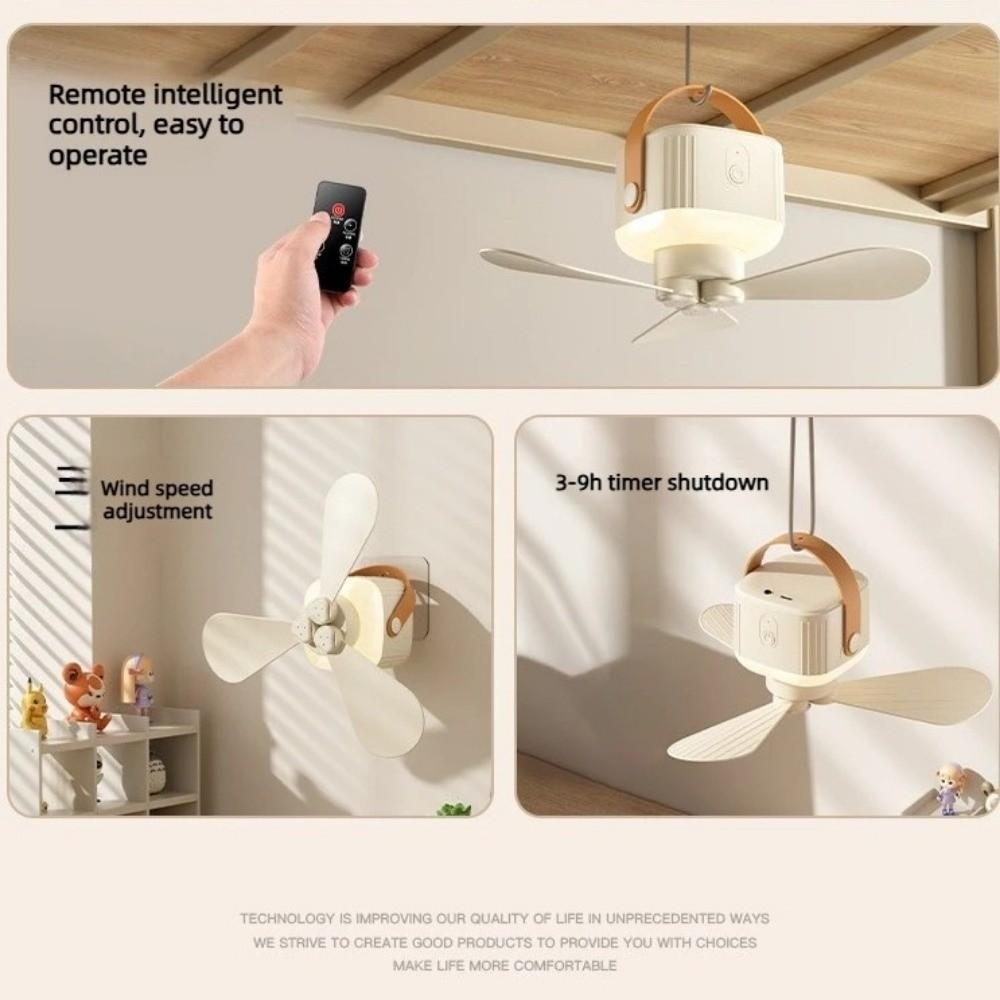LED Lighting Ceiling Fan Light Remote Control Electric Fan Night Lamp Hanging Fan Light  Dorms