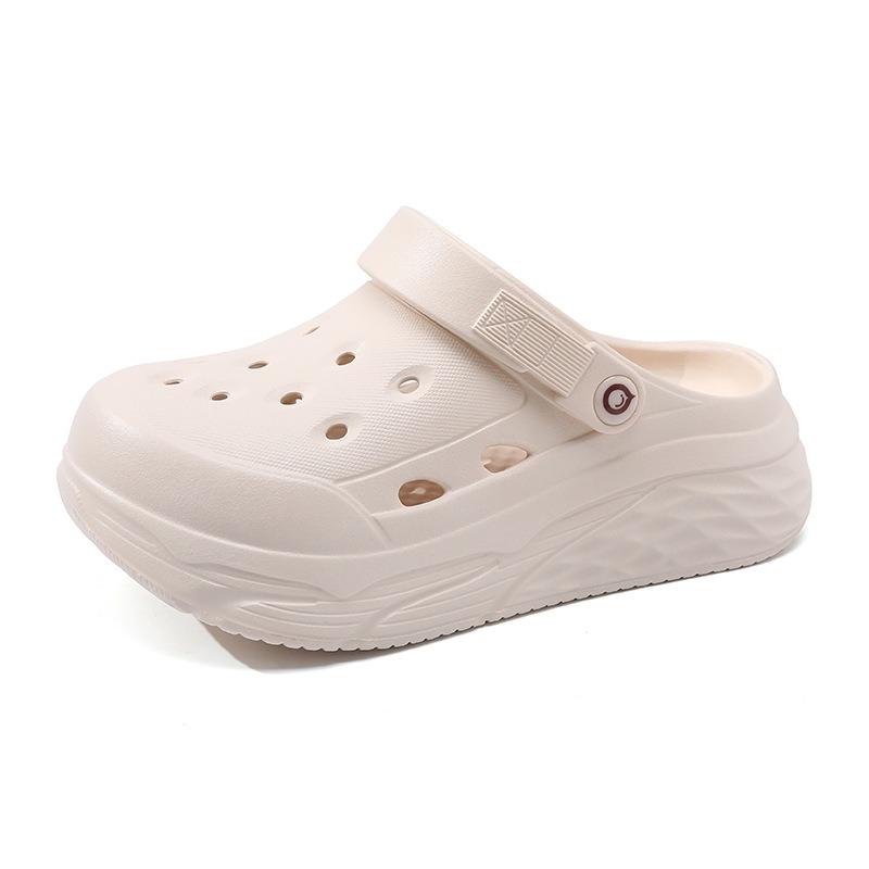 Summer hole shoes men's non-slip beach outdoor thick-soled bag head fashion versatile manufacturer