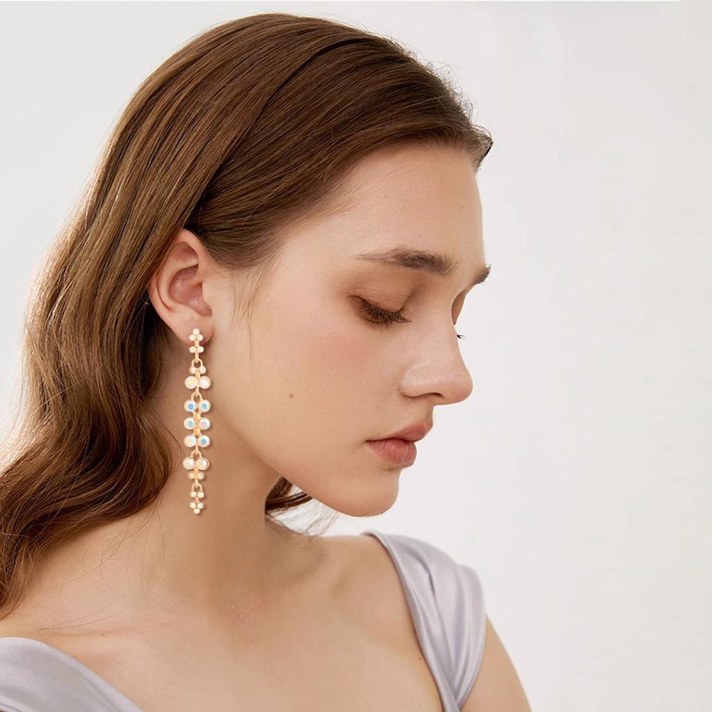 Alloy Drop Earrings For Women With Unique Pendant Design For Spring Fashion