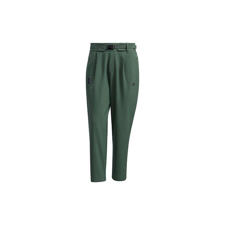 Adidas Casual Pants Men's Green Moderate Tapered Pants GP0890
