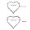 G23 for Titanium Earrings Heart Nose Hoop Ring Nostril Piercing Jewelry Studs
