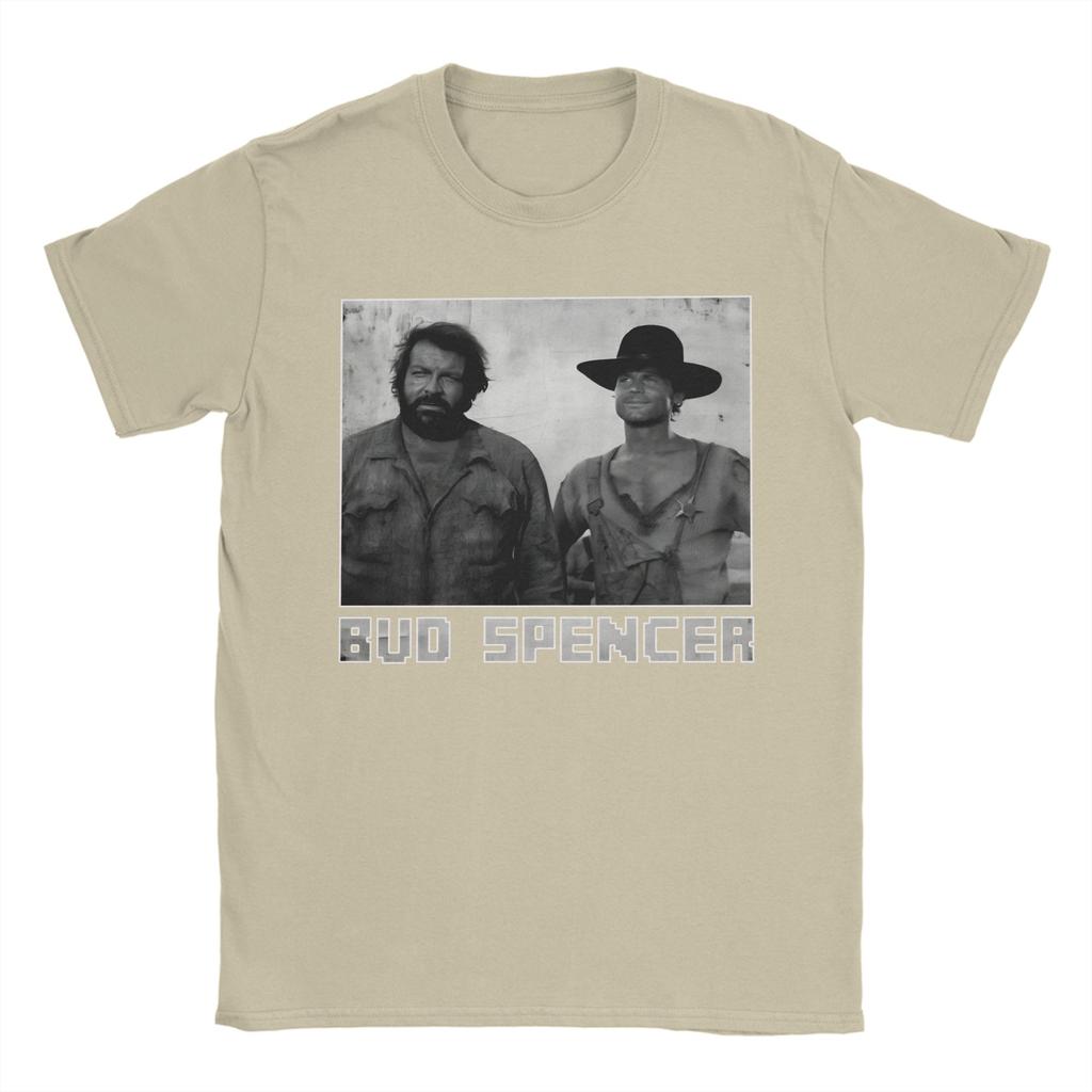 Vintage Bud Spencer T Shirt Summer Fashion TShirts Unisex Pure Cotton Round Neck Plus Size 5XL Top Tees ShortSleeved Vintage Tops