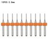 10pcs Circuit Board PCB Drill Bits Kit Carbide Steel Drill Bit Set  Shank PCB Mini Carbide Drill Bit Set