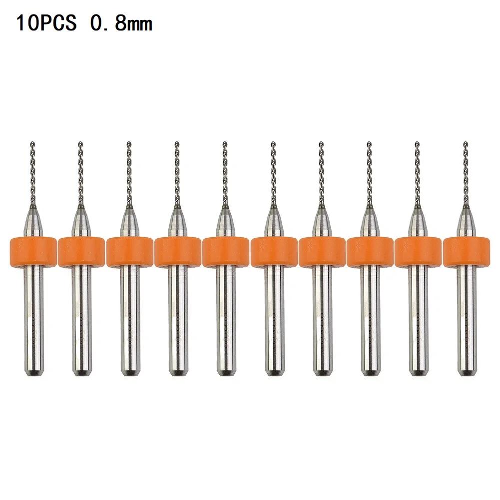 10pcs Circuit Board PCB Drill Bits Kit Carbide Steel Drill Bit Set Shank PCB Mini Carbide Drill Bit Set