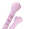 Silicone Cooking Tongs Food Clip with Non-Slip Handle Heat-Resistant Reusable Cat Paw Shaped Tongs Kitchen Accessories