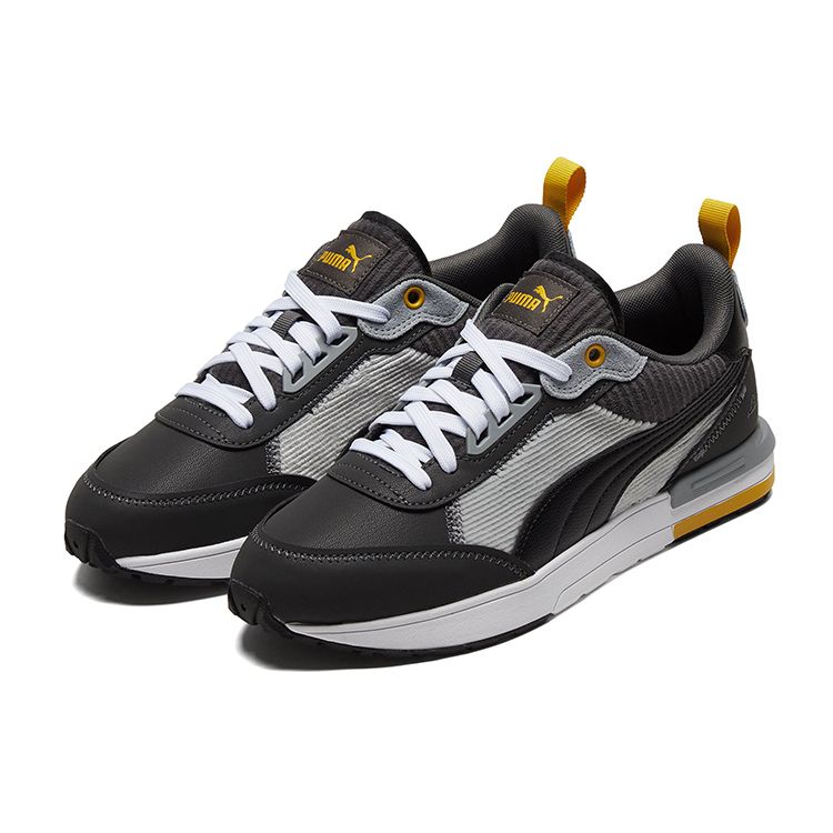Puma R22 Unisex Black Gray 383834-02