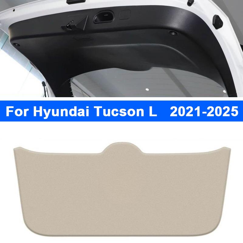 Car Trunk Mat For Hyundai Tucson L Custo 2024 2025 Leather Rear Trunk Door Anti-dirty Protection Mat Cargo Liner Accessories