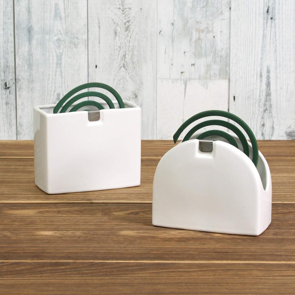 ZEROJAPAN Zero Japan Incense Holder Round Mosquito Coil Holder Mosquito Spear White WH Mino Ware Made in Japan C-02