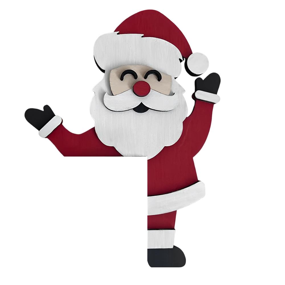 Świąteczne Nakładki na Drzwi Dekoracja Zimowa Świąteczna Dekoracja Narożnika Drzwi Znak Narożnika Drzwi Dekoracja na Aktywności Świąteczne Ornament