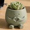 PLA Flowerpot 3D Printed Face Planter Pot Decorative for Indoor Outdoor Cactus