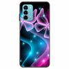 Custodia per ZTE Blade V40 Vita Fiore Marmo Nero Paraurti Morbido TPU Silicone Cover per ZTE V 40 Vita / Blade V40 Vita Custodie per Telefono