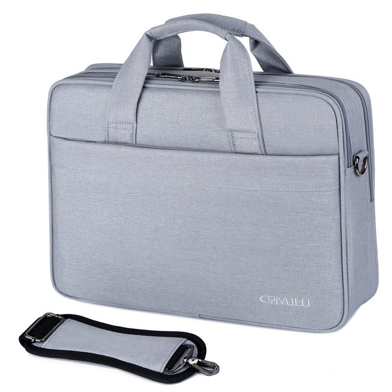 Business Laptop Bag Men S Large Capacity Shoulder 17 Inch Computer Bag Double Layer Oxford Cloth Briefcase