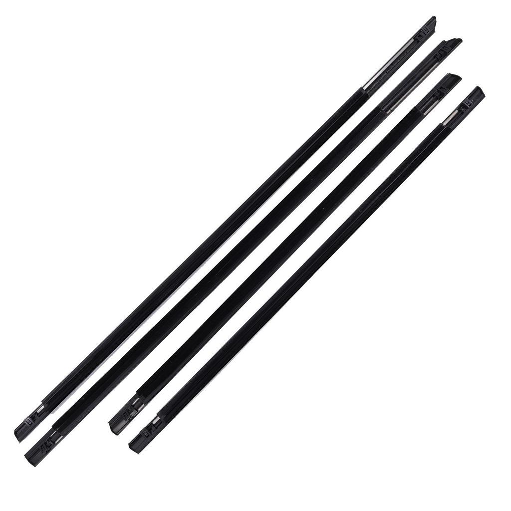Compatible with 2004-2007 Nissan Teana: Window Glass Outer Trim Strip - Water Deflector/Sealing Strip.