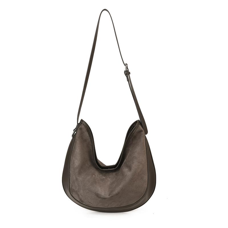 Faux Suede Patchwork Solid Color Hasp Casual Tote 2026 New Trend Bags High Quality Temperament Fashi Women's Handbags