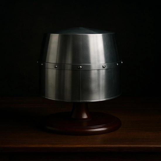 Templar Knight Helmet Replica Free Display Stand Included Medieval Home Decor
