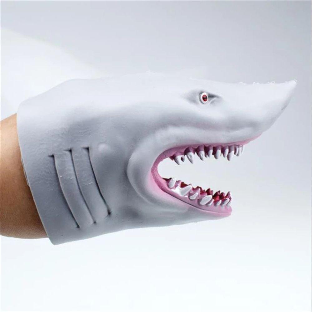 Dolls Hand Toy Animal Toys Fingers Puppets Animal Head Gloves Shark Dinosaur Shark Hand Puppet
