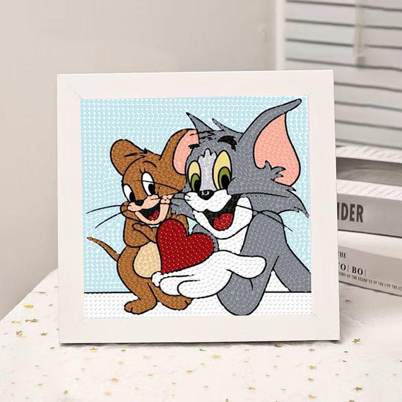 High-End Diamond Painting Diy Van Gogh Starry Sky Cat Creative Handmade Toy Table Decoration Diamond Painting With Frame