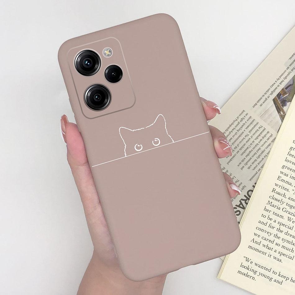 Silicone Case For Xiaomi Poco X5 Pro Pilot Bear Back Cover For POCOX5 X5Pro 5G Poco X 5 Pro Soft Matte Protective Phone Cases