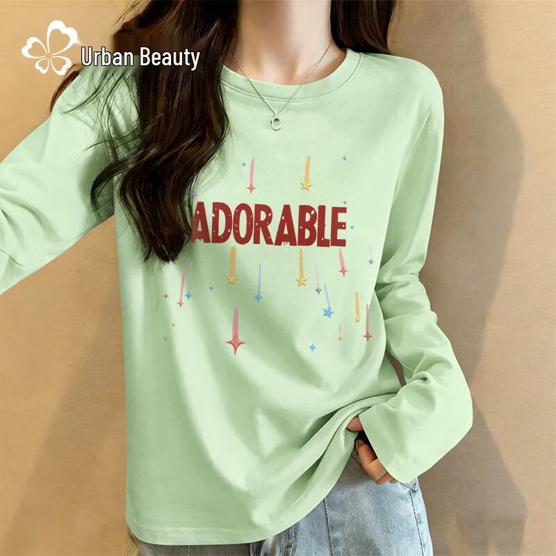 Dushi Liren Women's Pure Cotton Long-Sleeve T-Shirt