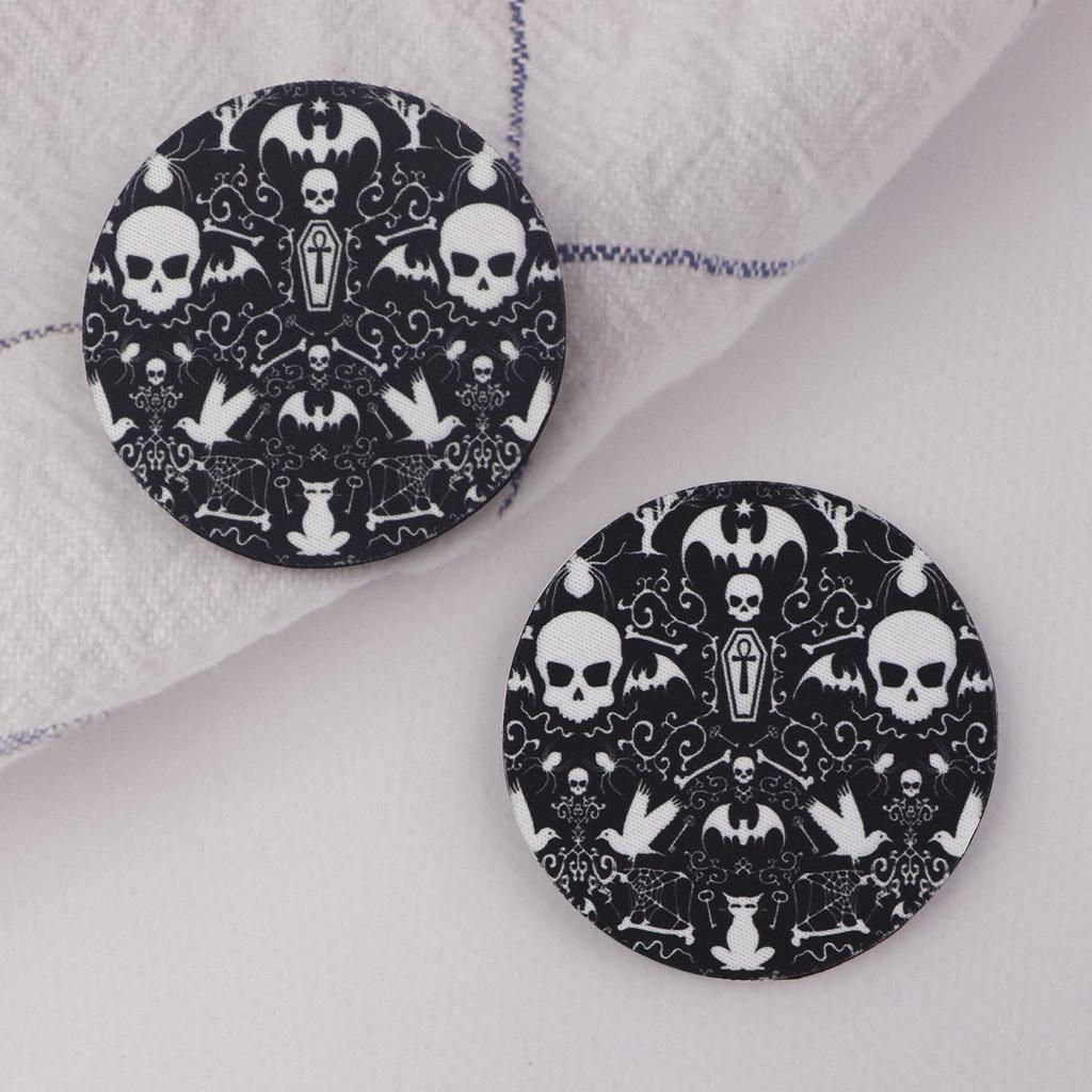 2pcs Cute Animals Car Coaster Anti-Slip Durable Universal Coasters Water Cup Groove Pad Car Interior Decoration Supplies