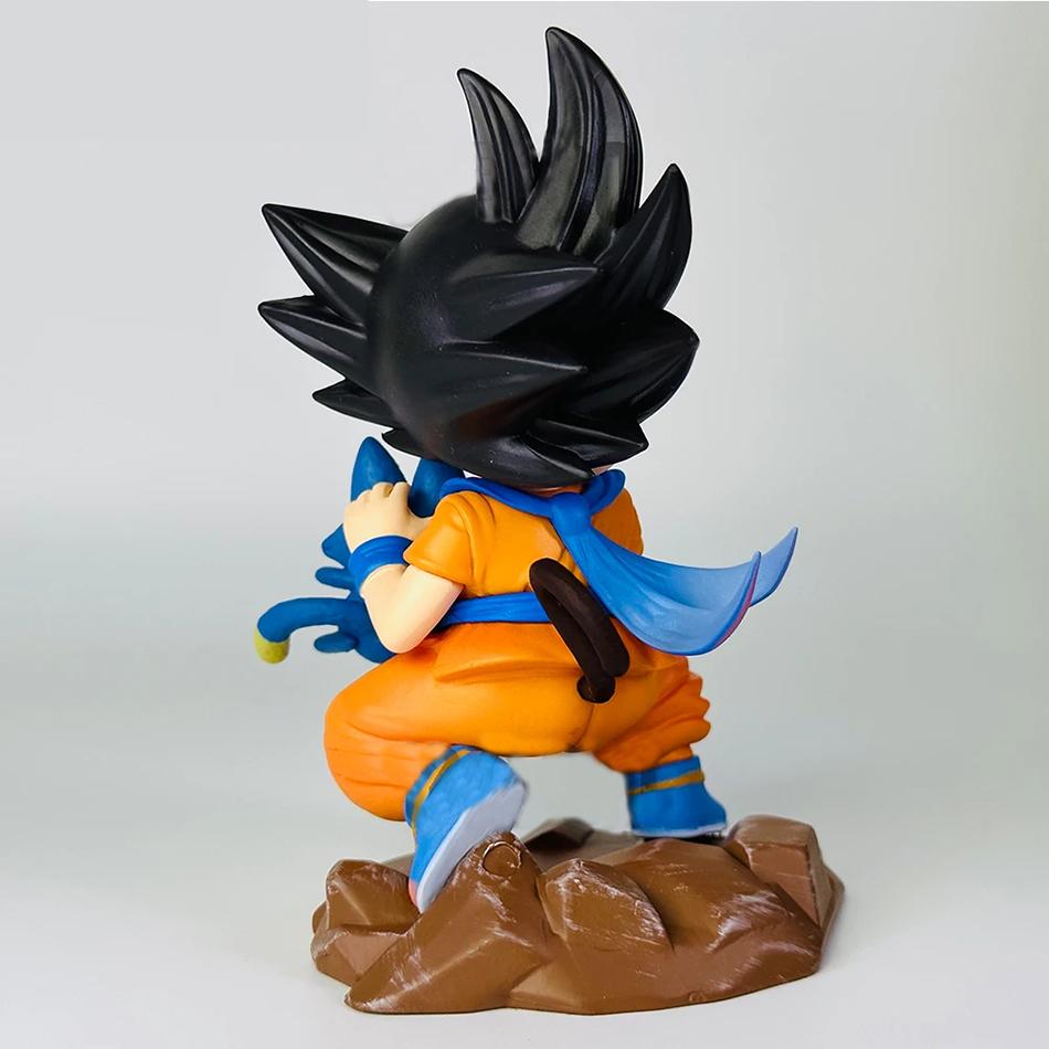 Dragon Ball Z Figura de Acción de Son Goku Juguete Anime Kakarotto Rey Mono Figurilla de Dibujos Animados Modelo Adornos Colección Muñeca Regalo