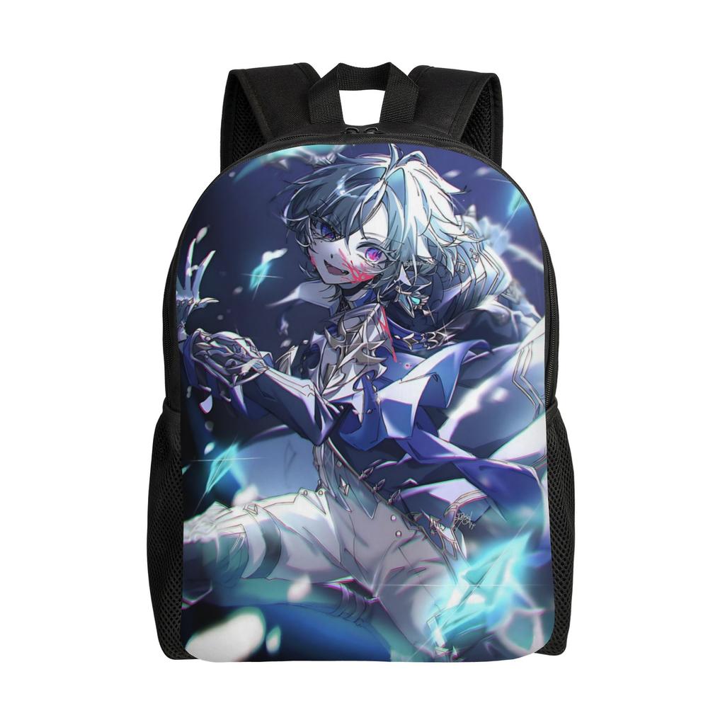 Lohen Game Classical Backpack Lightweight Student Work Genshins Impacts Daypack for Men Women Laptop Computer Canvas Bags