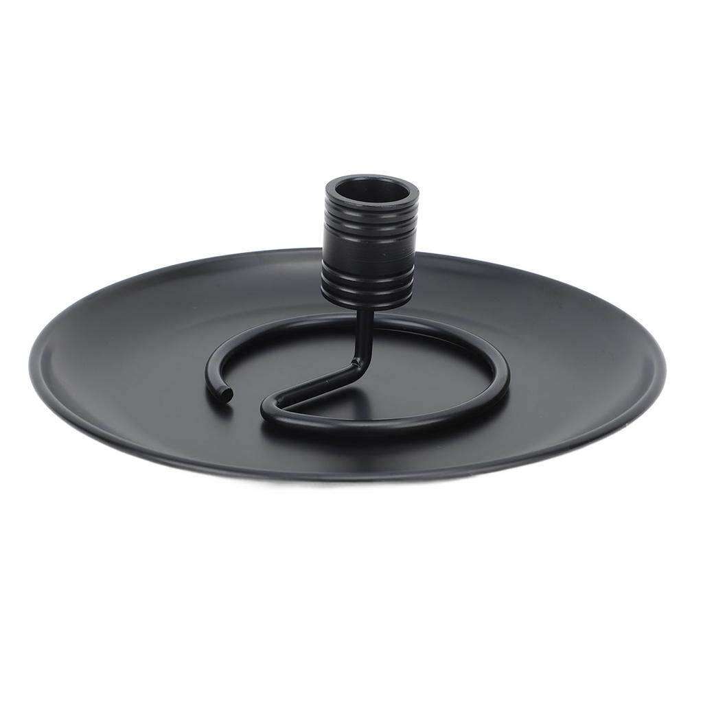 Moxa Collector Stick Storage Base Stainless Steel Round Stable Safe Compact Roll Tray for Moxibustion Home