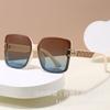 Retro Square Large Frame Sunglasses Women UV400 Protection Polarized High Quality 2026 Fashion Trendy Vintage Chic Style