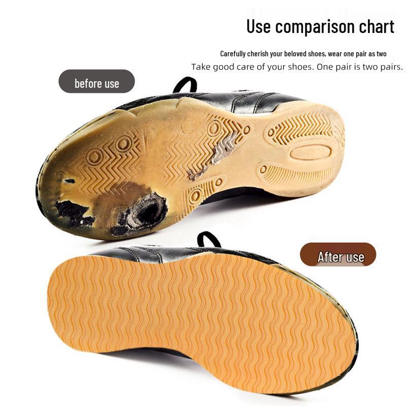 Full Sole Anti-Wear Non-Slip Sound-Absorbing Rubber Shoe Patch
