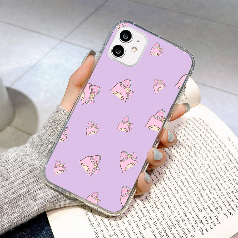 Case for Samsung A04 A14 A23 A34 A54 M23 M33 M52 M53 Realme 10 9 C30S C35 C55 VIVO Y02S Y21 Y51 X80 Pro Transparent Cover LI29 Little Twin Stars