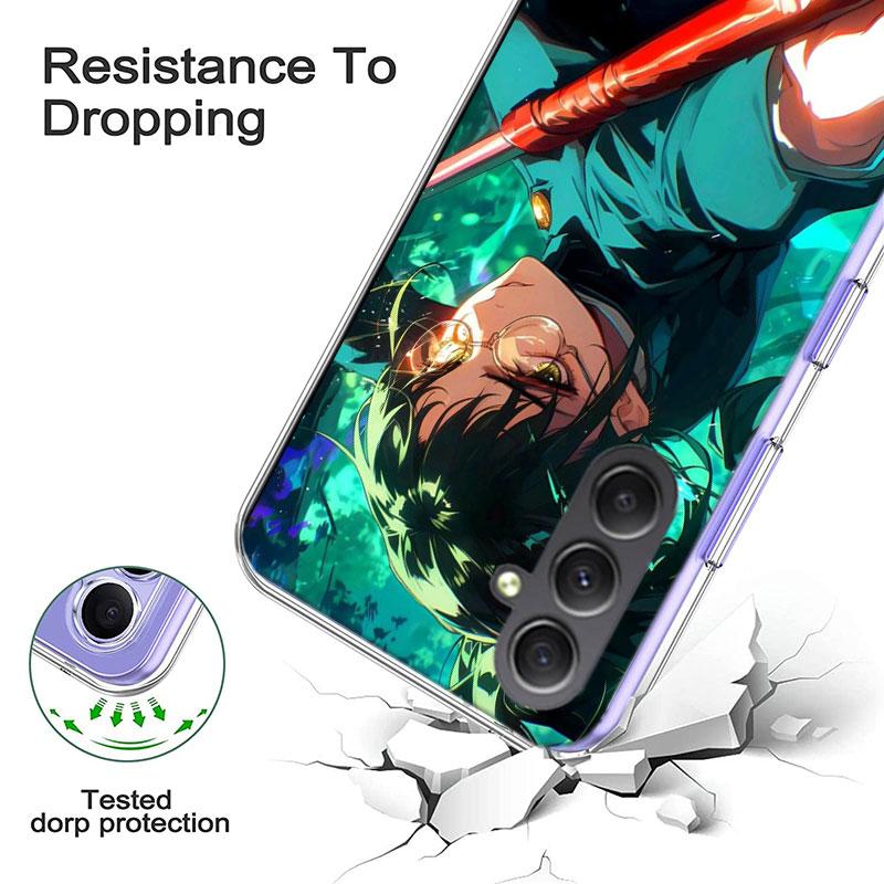 Maki Zenin Jujutsu Kaisen Phone Case for Samsung A17 A37 A57 A07 A16 A26 A36 A56 A06 A02S A12 A22 A32 A52S A04S A14 A24 A34 A54