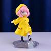 12cm Anime Anya Forger Figure Raincoat Model Toy Gift Collection Doll