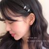 6pcs Hair Jewelry Metal Round Rhinestone Mini Hair Clip for Women Hair Accessories