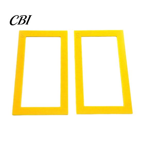 Rhinestone Art Positioning Tool 2Pcs Frame, Painting Alignment & DIY Craft Supplies Straight Edge Ruler, Crafts Accessories