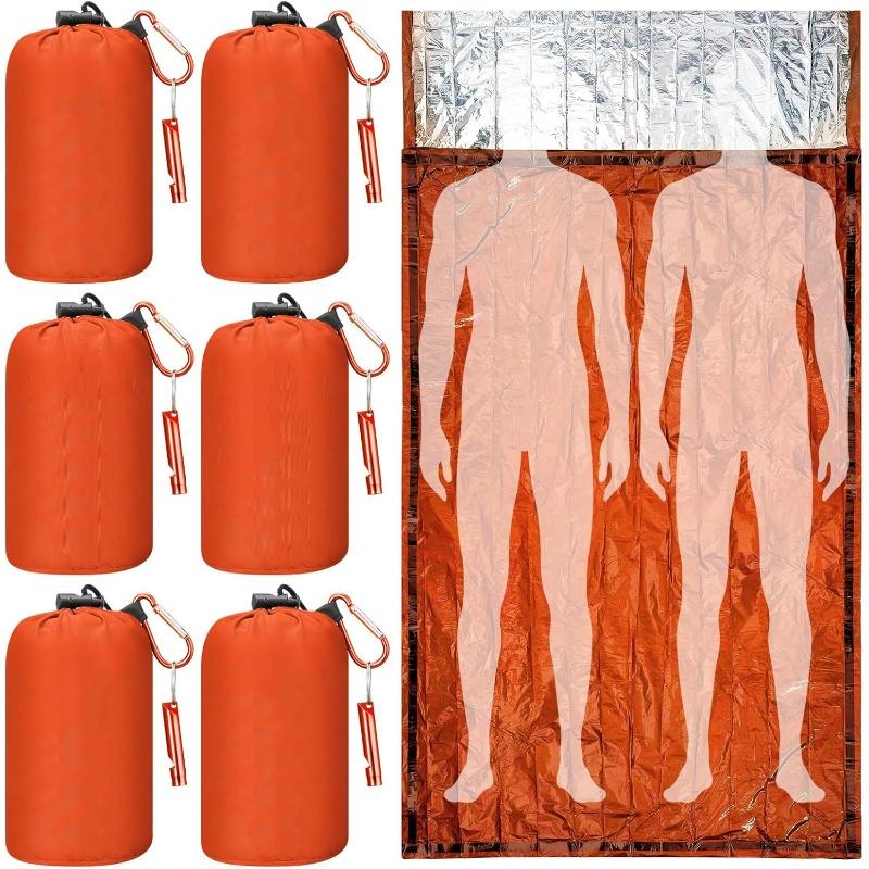 Emergency sleeping bag set, waterproof survival sleeping bag, portable insulated bag, suitable for camping and outdoor hiking