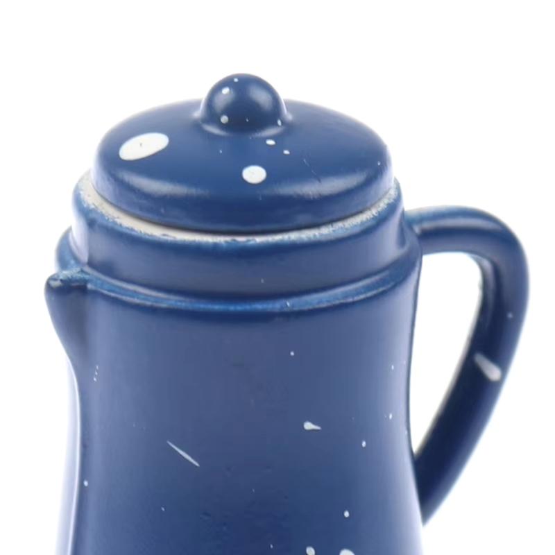 5Pcs Miniature Kettle And Cup Set For 1/12 Dollhouses Accessories And Creative Dollhouses Landsacping Decoration