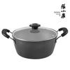 Zhang Xiaoquan Gehämmertes Eisen 32cm Wok & 22cm Suppentopf Set