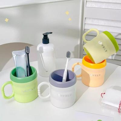 Vaso para enjuague bucal engrosado de doble capa, vaso para cepillo de dientes tipo cerámica, vaso con forma de nudo de bambú, vaso para cepillado