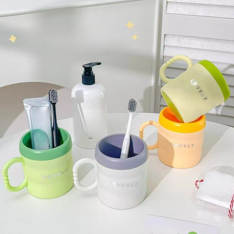 Zesílený Dvouvrstvý Kelímek na Ústní Vodu Keramický Kelímek na Zubní Kartáčky Kelímek Bambusový Kloub Kelímek na Kartáček