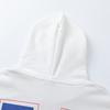 9095 Off-White 2025 Autumn and Winter New OW Blue Letter Arrow Pattern Men's and Women's Hooded Sweatshirt