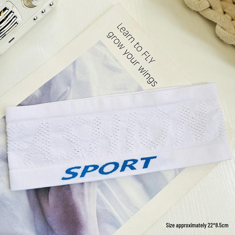 Unisex Sweat-Absorbing Yoga Headband for Sports, Fitness, and Face Washing
