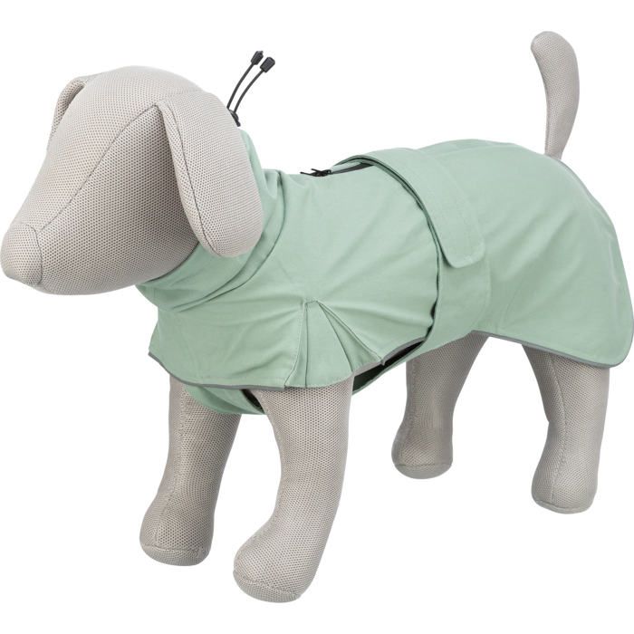 Manteau Pour Chien - Trixie - CityStyle Dublin - Imperméable - Vert Sauge - Polyester/Coton