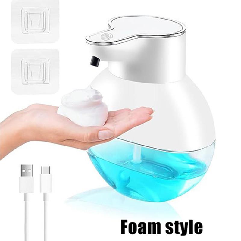 Automatic Sensing Liquid Soap Dispenser 400ML Wall Mounted Detergent Dispenser 500mAh Rechargeable for Hospital Hotel