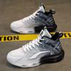 Sneakers high-top spring 2025 new fashion versatile casual shoes trend breathable running shoes men's trendy shoes