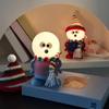 Christmas Snowman Night Light Christmas USB Snowman Night Light 3 Settings Bedroom Decoration Lamp For Bedroom Nursery Kids Room