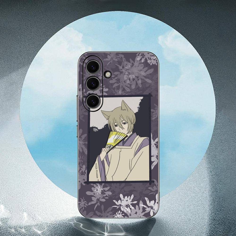 T-Tomoe Kamisama Luxury Black Phone Case For Samsung Galaxy S23 S24 S25 Ultra S22 Plus S21