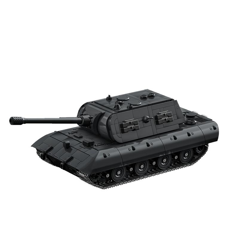 MAUS TANK E-100 Heavy Tank Leopard G-type Tank Building Blocks Toy Creative Toy Series Tank Model DIY Assembly Kit Birthday Gift